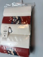 NEW Long Sleeve Penguin Baby Bodysuits - Mixed Brands - Neutral Size 9 - 12 Months - Discounted high street clothing for children, ladies and men including everyday wear and seasonal styles. UK online