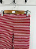 NEW M*S Red Striped Leggings - Girls 5 - 6 Years - Back On The Shelves High Street Outlet Online UK