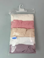 NEW Next 5 Pack Long Sleeve Bodysuits - Pink Cream Lilac - Girls 3 - 6 Months - Discounted high street clothing for children, ladies and men including everyday wear and seasonal styles. UK online
