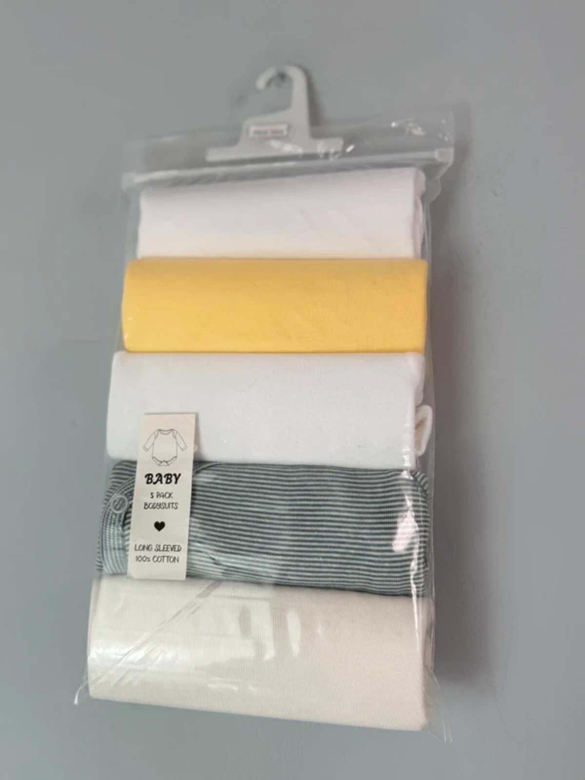 NEW Next & Kiabi Long Sleeve Bodysuits - Mixed Brands - Unisex First Size - Discounted high street clothing for children, ladies and men including everyday wear and seasonal styles. UK online