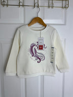 NEW Cream Unicorn Sweater - Girls 3 - 12 Years - Back On The Shelves High Street Discount Outlet Online UK