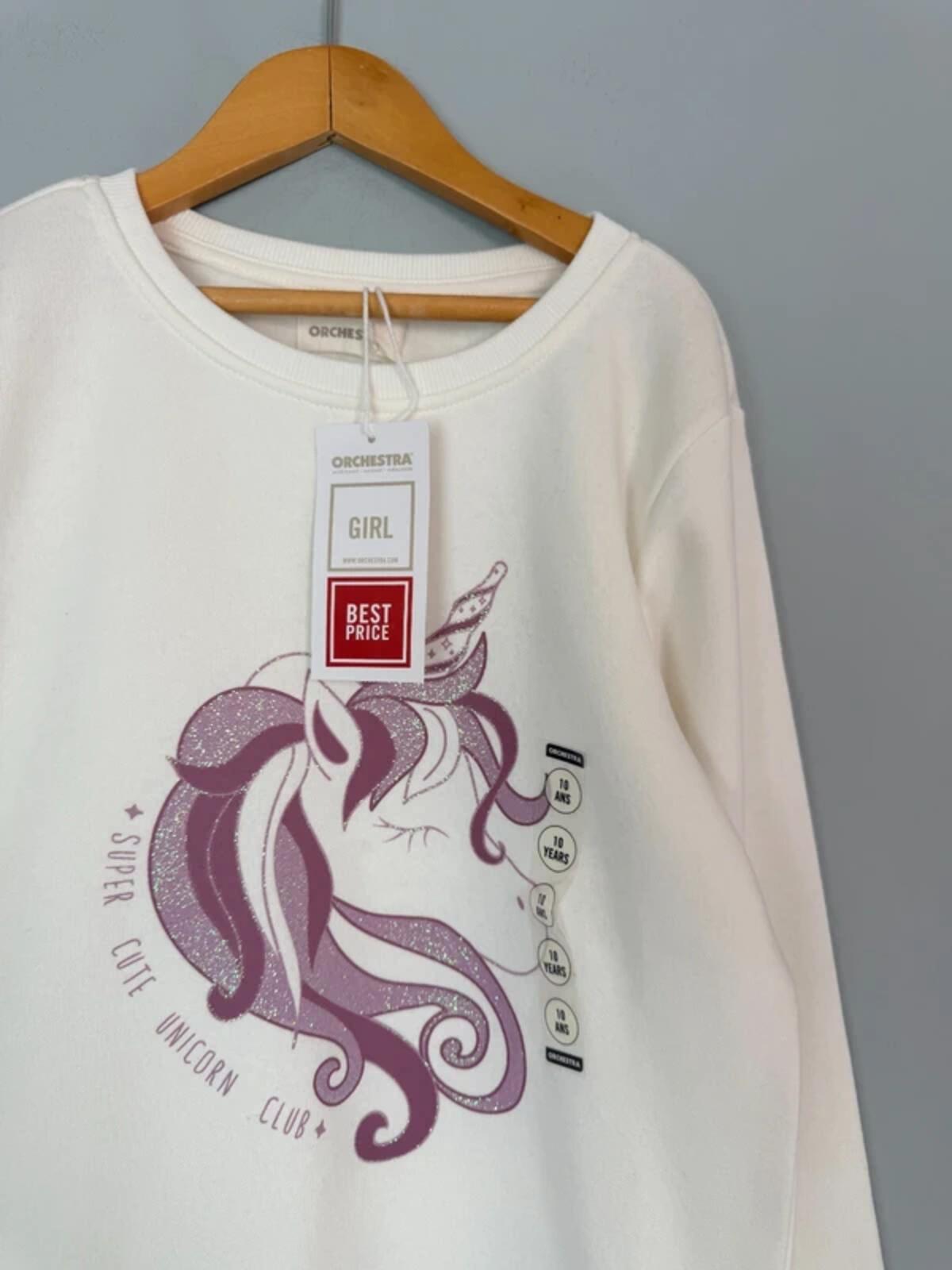 NEW Orchestra Lilac Glitter Sweater Jumper - Girls 10 Years - Discounted high street clothing for children, ladies and men including everyday wear and seasonal styles. UK online