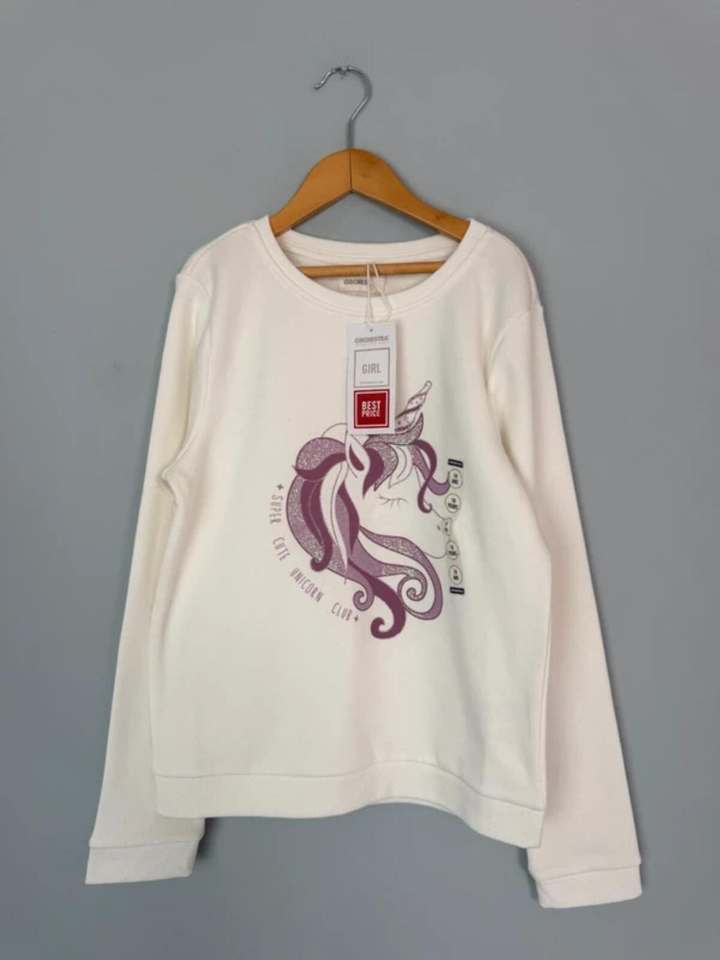 NEW Orchestra Lilac Glitter Sweater Jumper - Girls 10 Years - Discounted high street clothing for children, ladies and men including everyday wear and seasonal styles. UK online