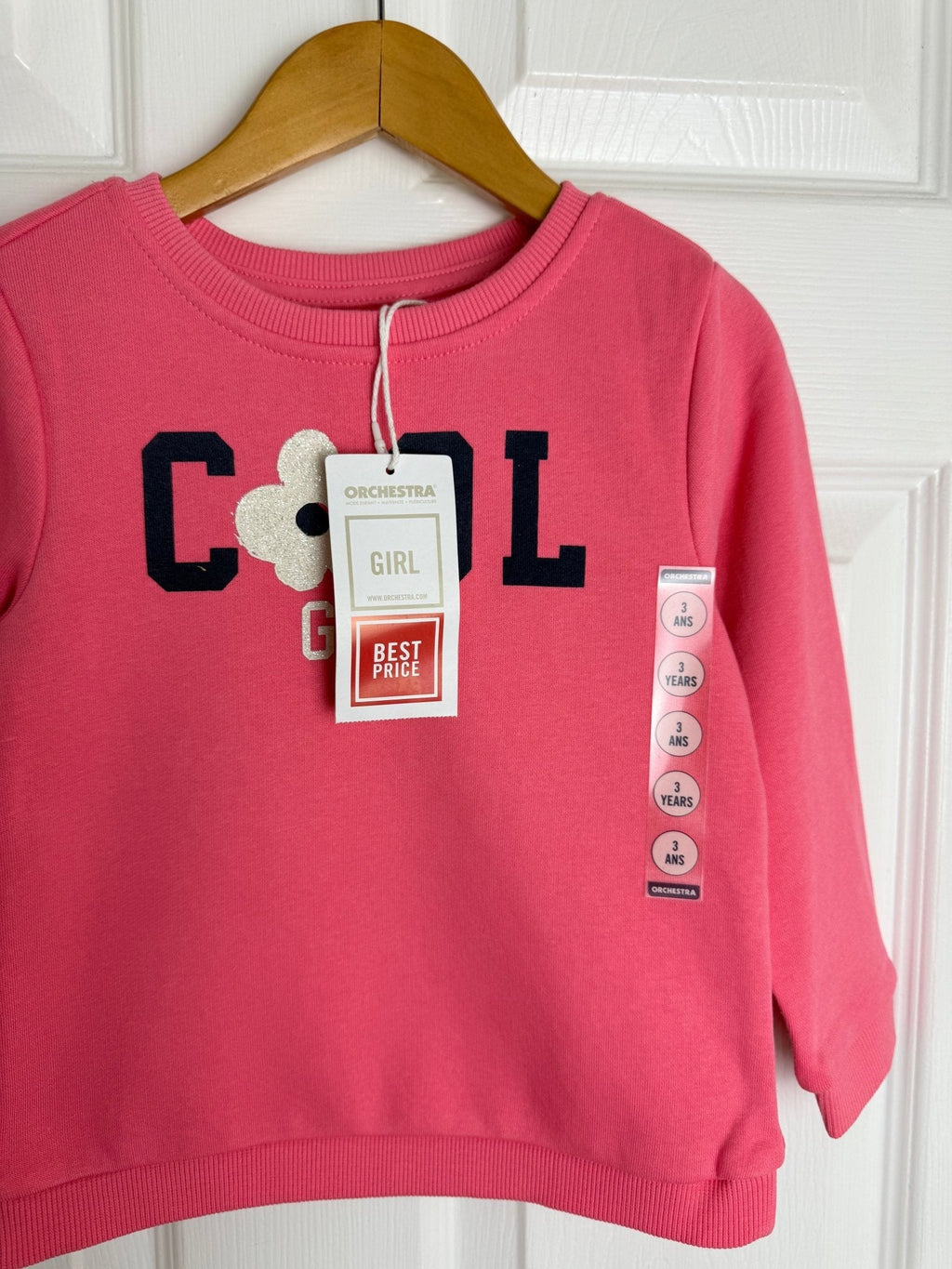 NEW Pink Cool Girl Floral Sweater - Girls 3 - 14 Years - Back On The Shelves High Street Discount Outlet Online UK