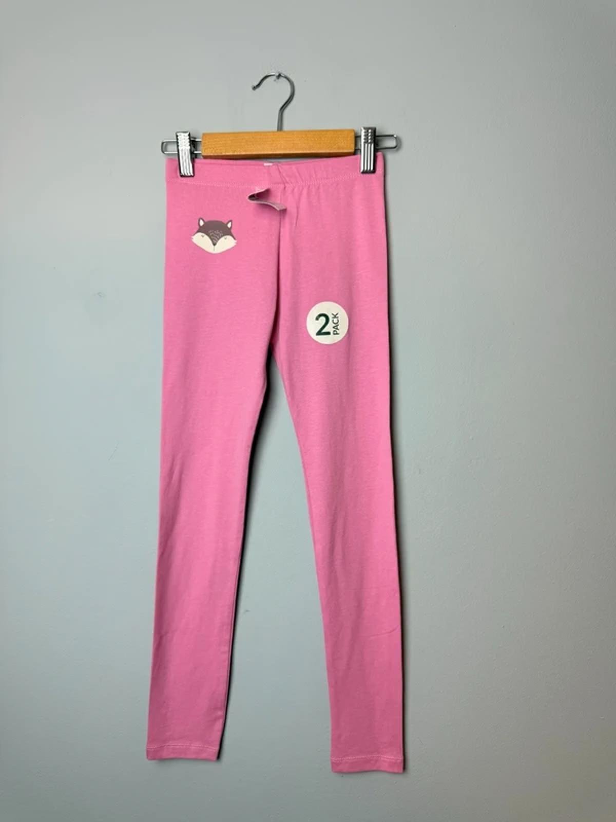 NEW Pep & Co Pink Fox Leggings - Girls 7 - 8 Years - Discounted high street clothing for children, ladies and men including everyday wear and seasonal styles. UK online