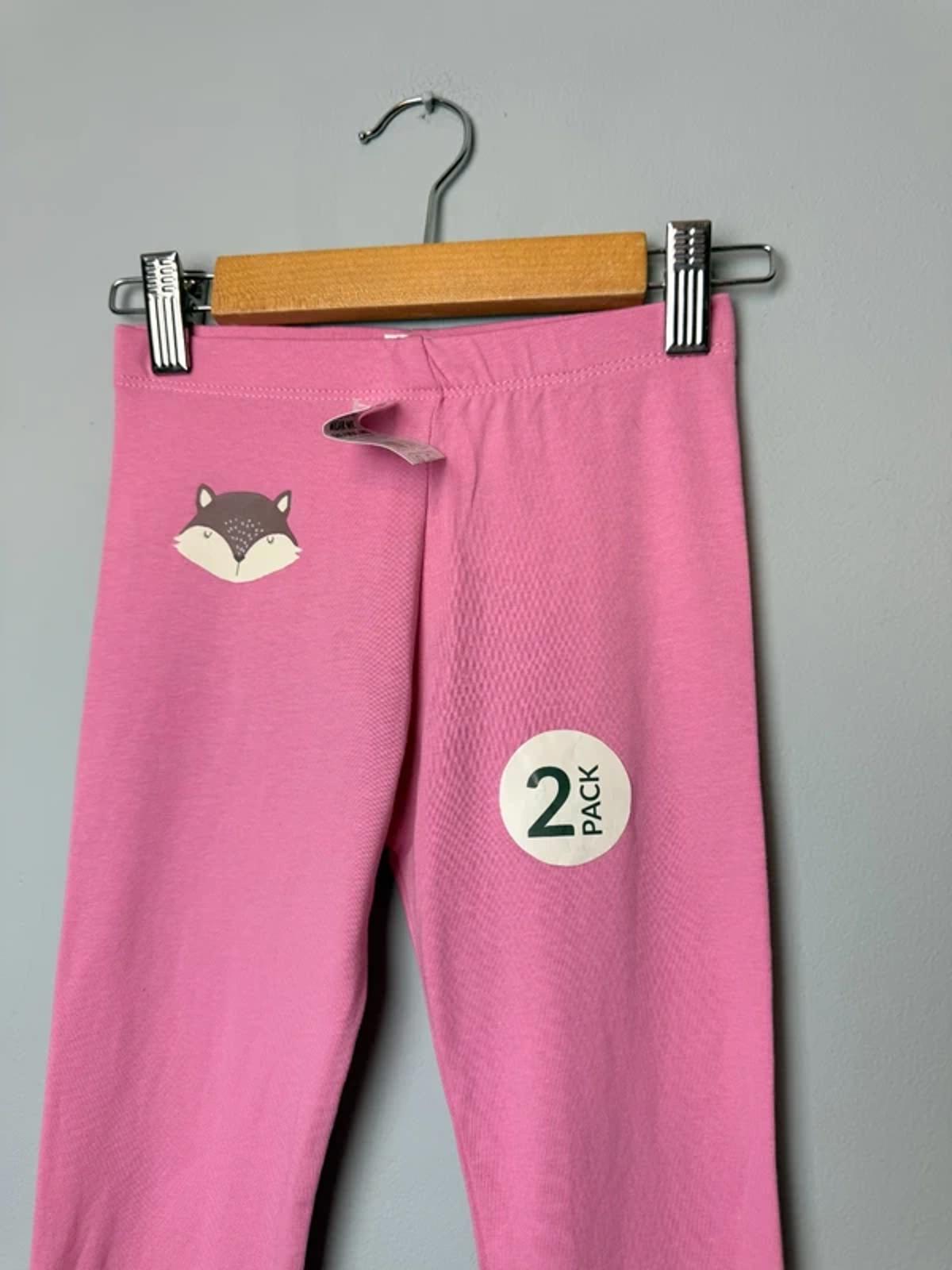 NEW Pep & Co Pink Fox Leggings - Girls 7 - 8 Years - Discounted high street clothing for children, ladies and men including everyday wear and seasonal styles. UK online