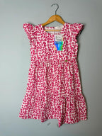 NEW Trick Nick 100% Cotton Pink Cheetah Button Dress - Girls 8 Years - Discounted high street clothing for children, ladies and men including everyday wear and seasonal styles. UK online