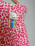 NEW Trick Nick 100% Cotton Pink Cheetah Print Dress - Girls 6 Years - Discounted high street clothing for children, ladies and men including everyday wear and seasonal styles. UK online