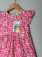NEW Trick Nick 100% Cotton Pink Cheetah Print Dress - Girls 6 Years - Discounted high street clothing for children, ladies and men including everyday wear and seasonal styles. UK online