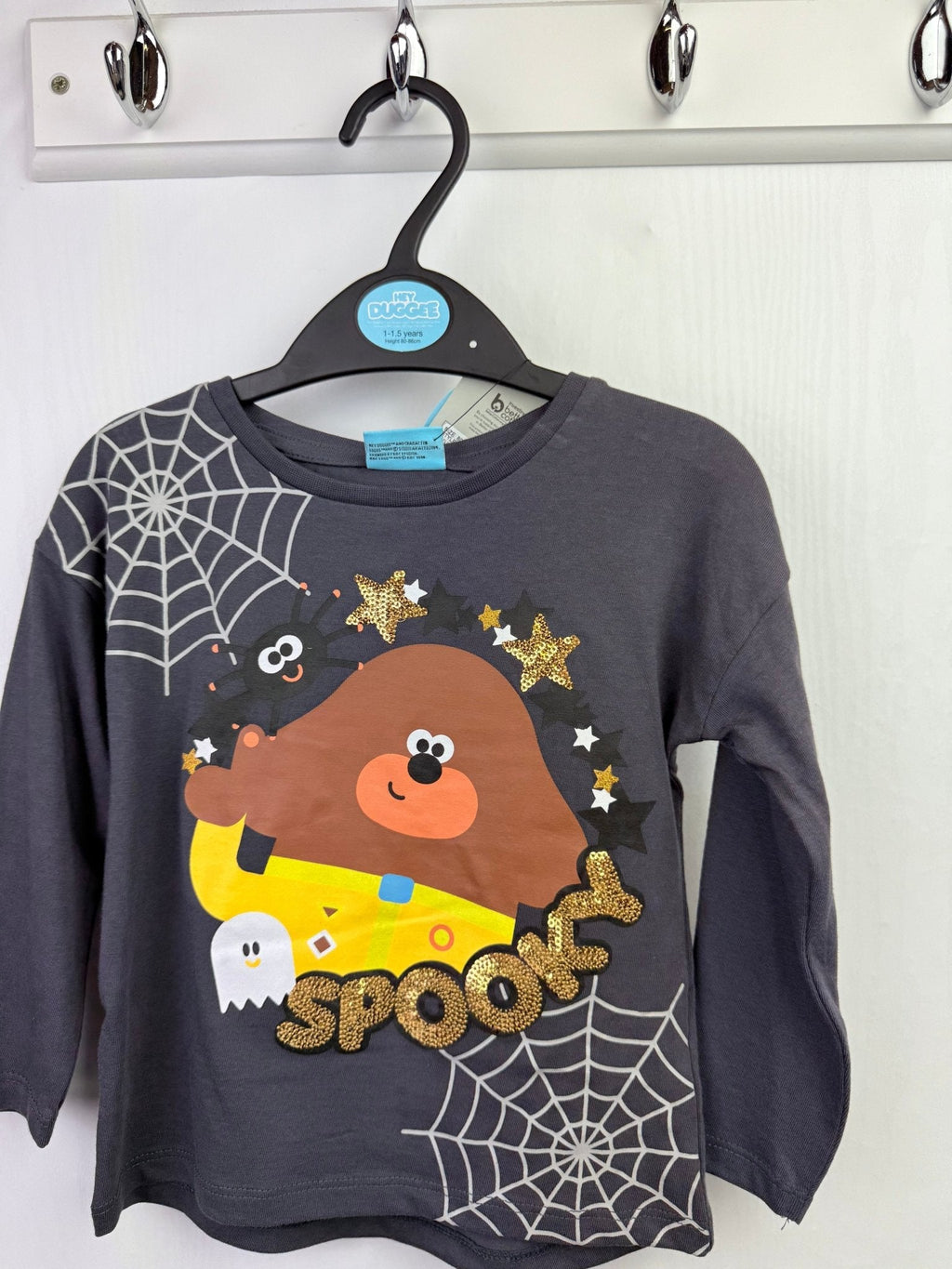 NEW TU Hey Duggee Halloween Top - Unisex 1 - 5 Years - Back On The Shelves High Street Outlet Online UK