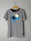 NEW Wild Republic Tortoise Top Organic Cotton Striped T-Shirt - Unisex Age 4 - Discounted high street clothing for children, ladies and men including everyday wear and seasonal styles. UK online