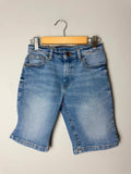 NEXT Blue Denim Shorts with Elasticated Waist - Boys 9 Years - Discounted high street clothing for children, ladies and men including everyday wear and seasonal styles. UK online