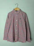 NEXT Blue, White & Red Checked Long Sleeve Button Shirt - Boys 8 Years - Discounted high street clothing for children, ladies and men including everyday wear and seasonal styles. UK online