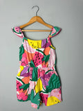 Next Fruit Lemon Watermelon Pink Yellow Crossover Back Playsuit - Girls 5 Years - Discounted high street clothing for children, ladies and men including everyday wear and seasonal styles. UK online