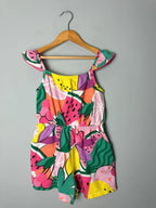 Next Fruit Lemon Watermelon Pink Yellow Crossover Back Playsuit - Girls 5 Years - Discounted high street clothing for children, ladies and men including everyday wear and seasonal styles. UK online