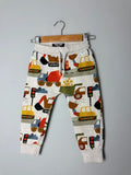 Next Grey & Multicolour Digger & Truck Jogging Bottoms - Boys 2 - 3 Years - Discounted high street clothing for children, ladies and men including everyday wear and seasonal styles. UK online