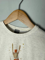 Next Light Grey Bunny Little Drummer Girl Long Sleeve Top - Girls 2 - 3 Years 98cm - Discounted high street clothing for children, ladies and men including everyday wear and seasonal styles. UK online