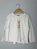 Next Light Grey Bunny Little Drummer Girl Long Sleeve Top - Girls 2 - 3 Years 98cm - Discounted high street clothing for children, ladies and men including everyday wear and seasonal styles. UK online