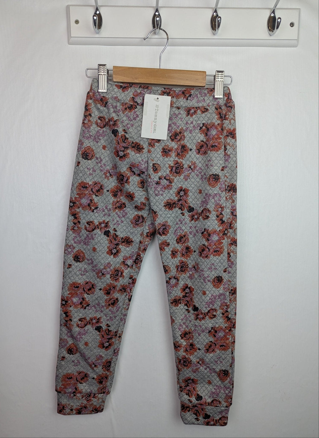 NWT's Tammy Girl Grey Floral Leggings - Girls 9 - 10 Years - Back On The Shelves High Street Discount Outlet Online UK