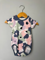 Polarn O. Pyret Floral Bodysuit - Baby Girls 1 - 2 Months - Discounted high street clothing for children, ladies and men including everyday wear and seasonal styles. UK online