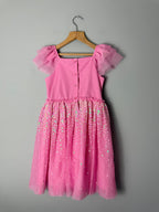 Primark Pink Sequin Party Dress - Girls 7 - 8 Years - Discounted high street clothing for children, ladies and men including everyday wear and seasonal styles. UK online