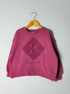 River Island Burgundy Sweater - Girls 5 - 6 Years - Discounted high street clothing for children, ladies and men including everyday wear and seasonal styles. UK online
