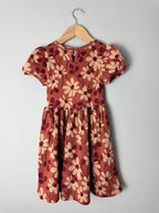 TAHARI Floral Short Sleeve Dress - Girls 6 Years - Discounted high street clothing for children, ladies and men including everyday wear and seasonal styles. UK online