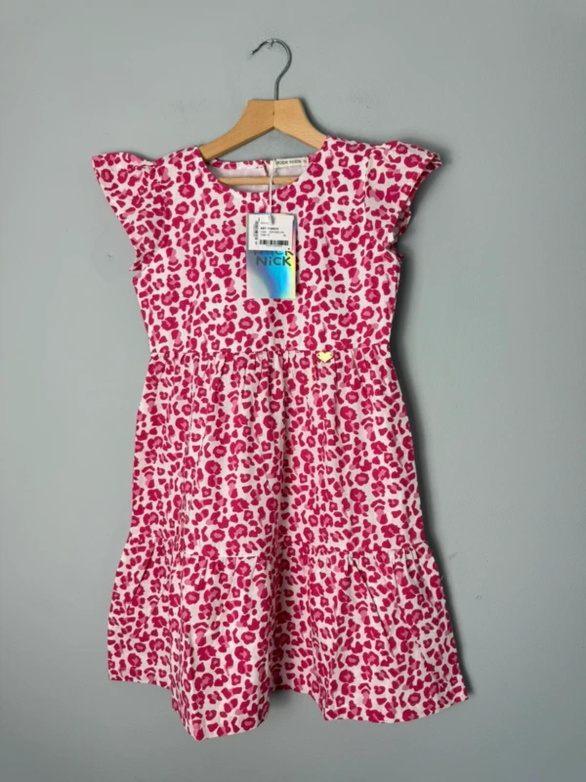 Trick Nick Pink Leopard Print Cotton Dress NWT - Girls 10 Years - Discounted high street clothing for children, ladies and men including everyday wear and seasonal styles. UK online