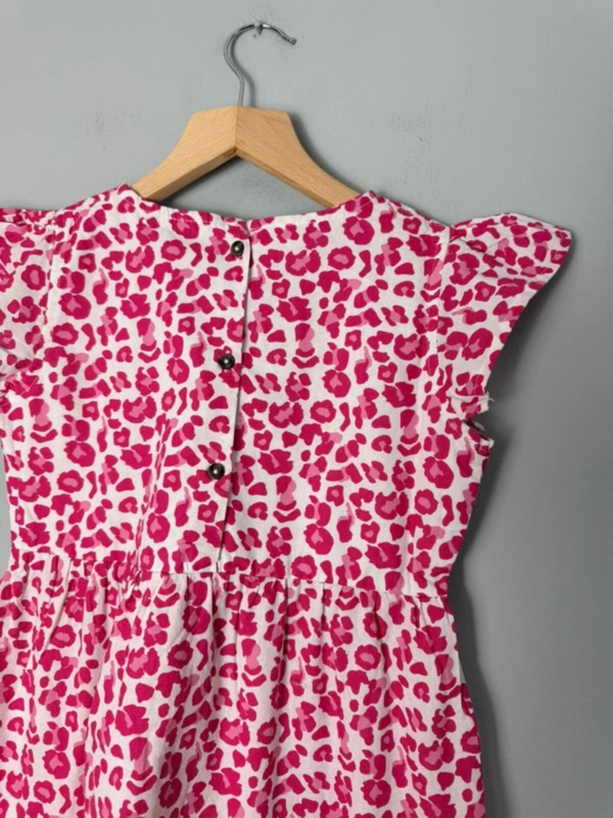 Trick Nick Pink Leopard Print Cotton Dress NWT - Girls 10 Years - Discounted high street clothing for children, ladies and men including everyday wear and seasonal styles. UK online