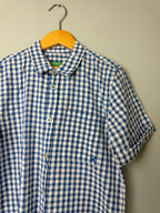 United Colors Of Benetton Blue Plaid Shirt - Boys 5 - 6 Years - Discounted high street clothing for children, ladies and men including everyday wear and seasonal styles. UK online
