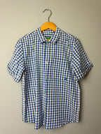 United Colors Of Benetton Blue Plaid Shirt - Boys 5 - 6 Years - Discounted high street clothing for children, ladies and men including everyday wear and seasonal styles. UK online