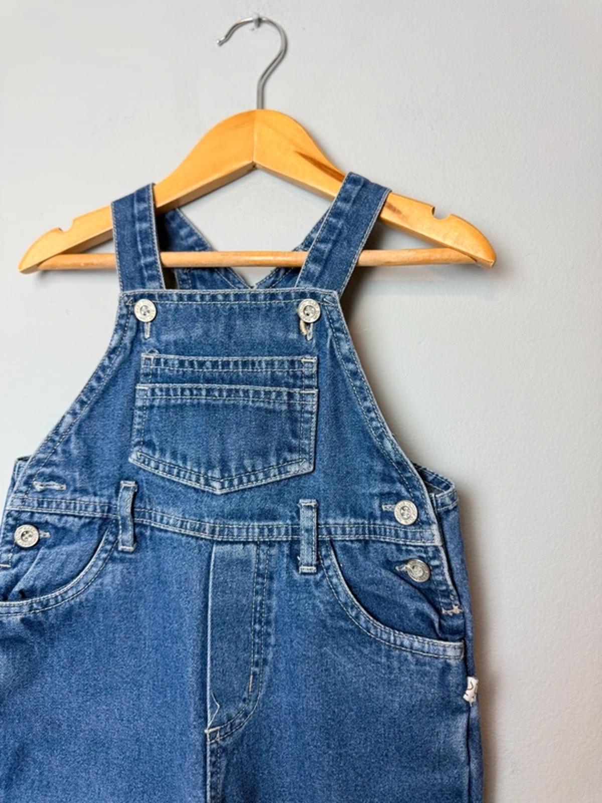 Vintage Retro C&A Baby Club Blue Denim Pocket Dungarees Boys Girls 12 - 18 Months (80) - Discounted high street clothing for children, ladies and men including everyday wear and seasonal styles. UK online