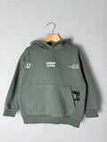 Zara Khaki Green Urban Super Hoodie - Boys 5 Years - Discounted high street clothing for children, ladies and men including everyday wear and seasonal styles. UK online