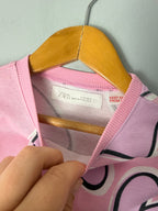 Zara Pink Heart Short Sleeve Top - Girls 3 Years - Discounted high street clothing for children, ladies and men including everyday wear and seasonal styles. UK online